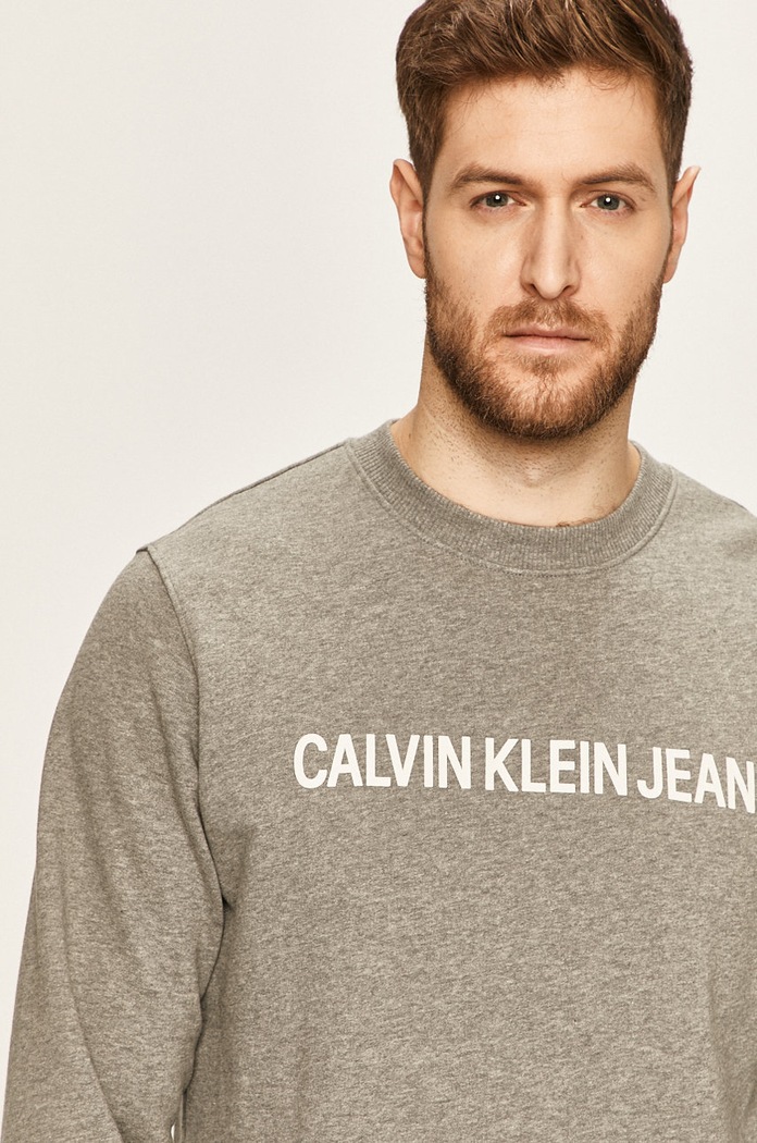 Mikina Calvin Klein Jeans šedá J30J307757.NOS
