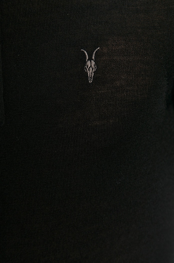 AllSaints - felső Mode Merino Zip Hood MK130D