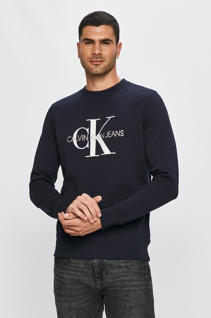 Calvin Klein Jeans bluză print bleumarin J30J314313.NOS