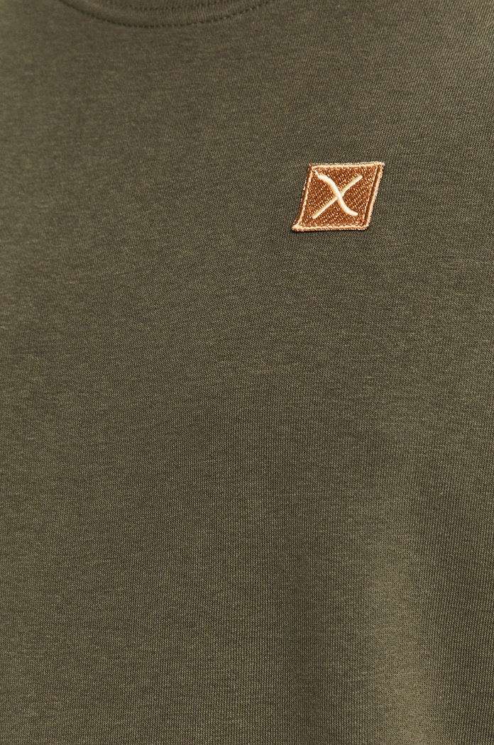 Clean Cut Copenhagen - Bluza bawełniana CC1862.BottleGree zielony