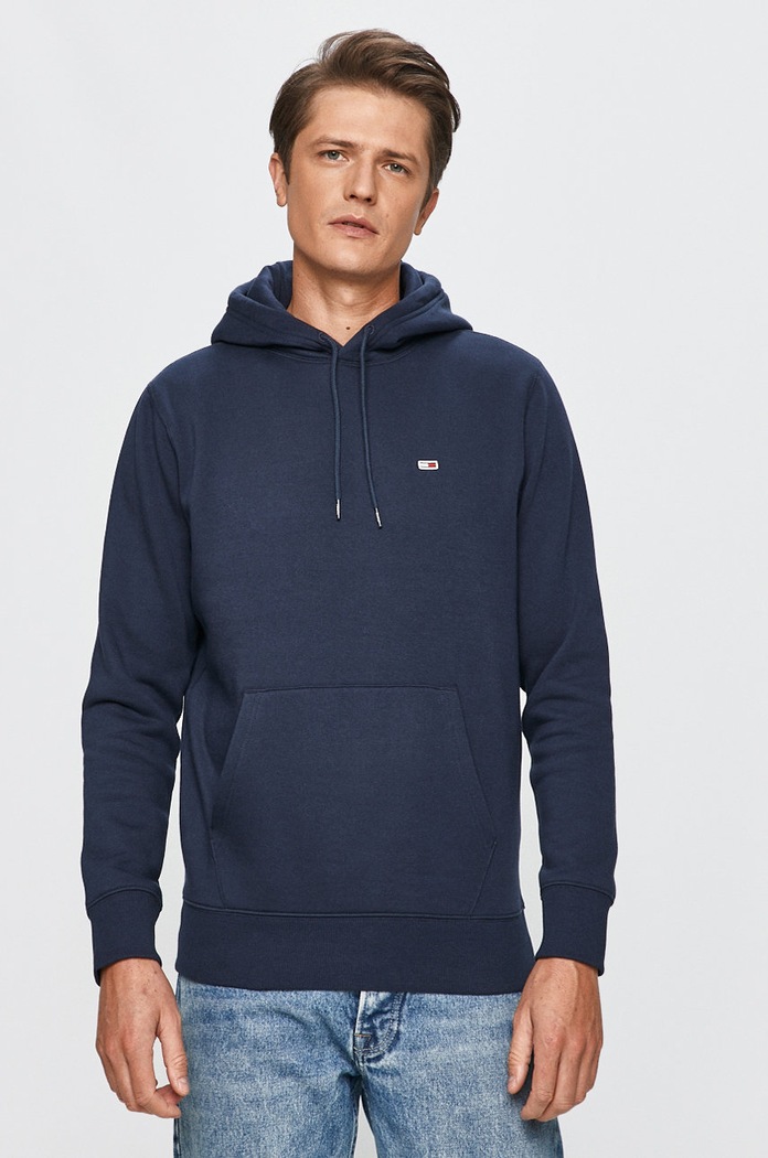 Tommy Jeans - Mikina s kapucí námořnická modř DM0DM09593.NOS