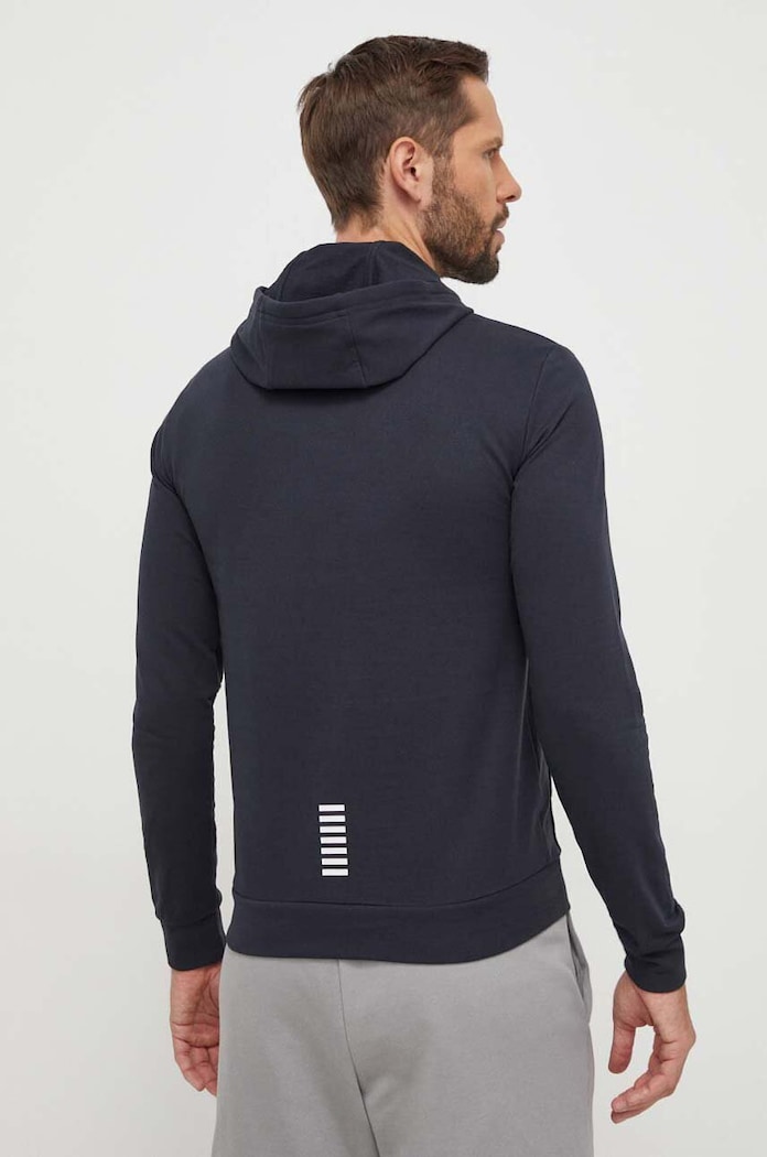 Îmbrăcăminte EA7 Emporio Armani Hanorac de bumbac 8NPM04.PJ05Z bleumarin