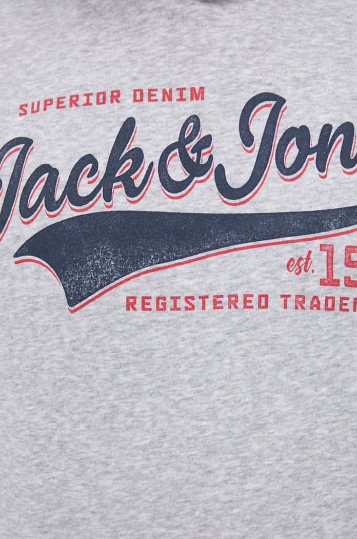 Jack & Jones Bluza 12189736 szary