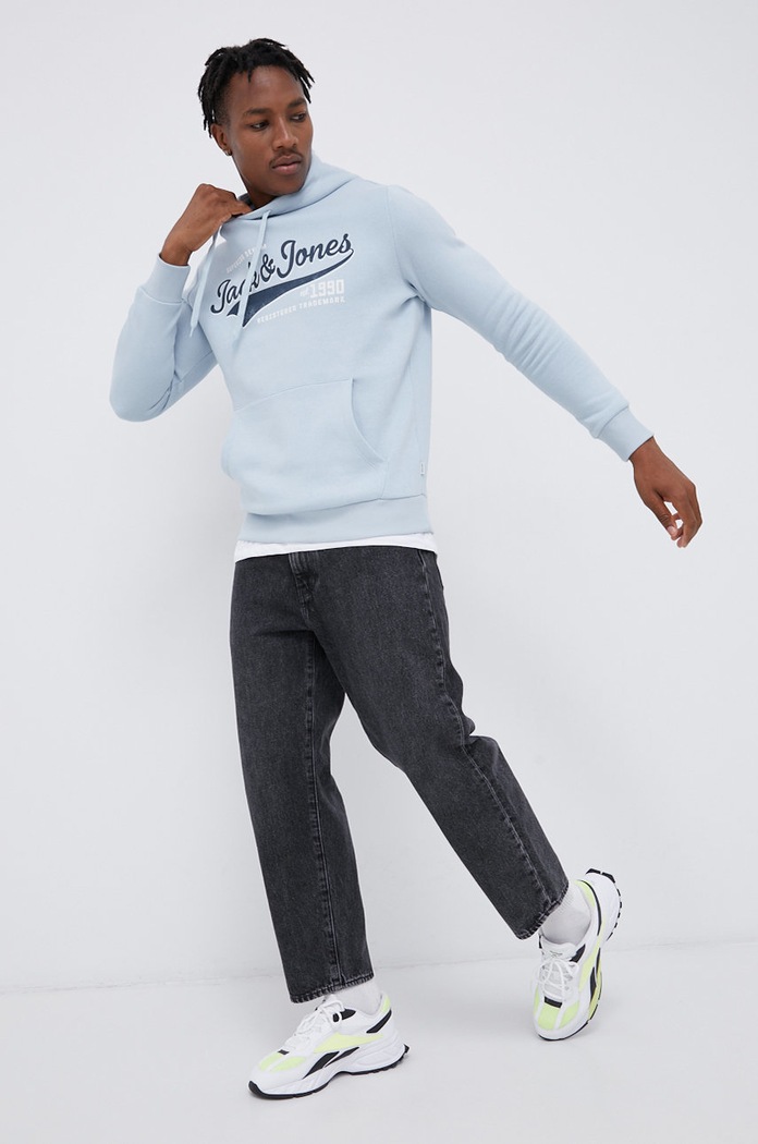Jack & Jones Bluza 12189736 niebieski AA00