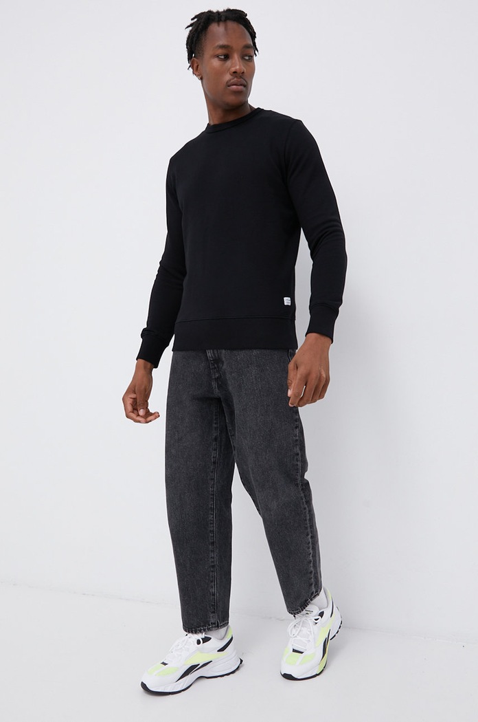 Jack & Jones Bluza bawełniana 12190575 czarny AA00