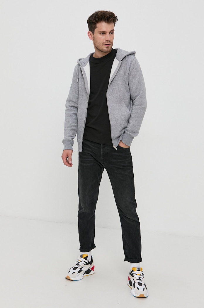 Jack & Jones Bluză 12191895 gri AA00