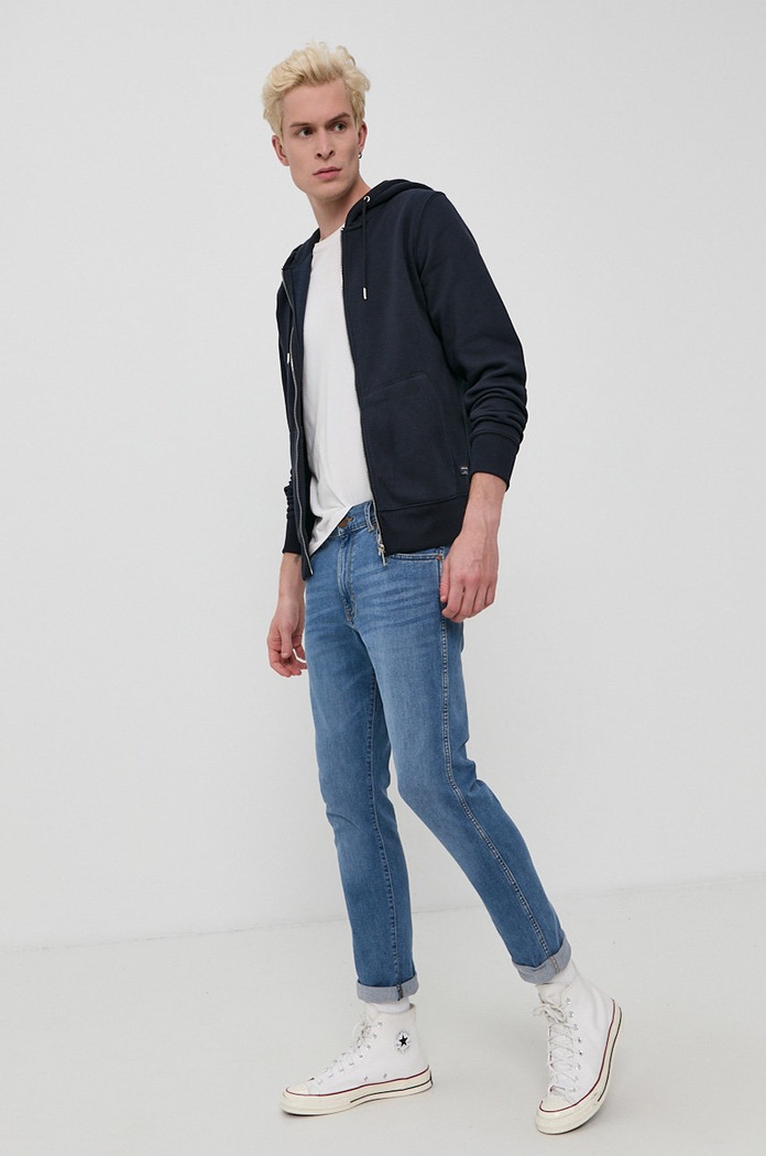 Jack & Jones Bluză uni bleumarin 12191895