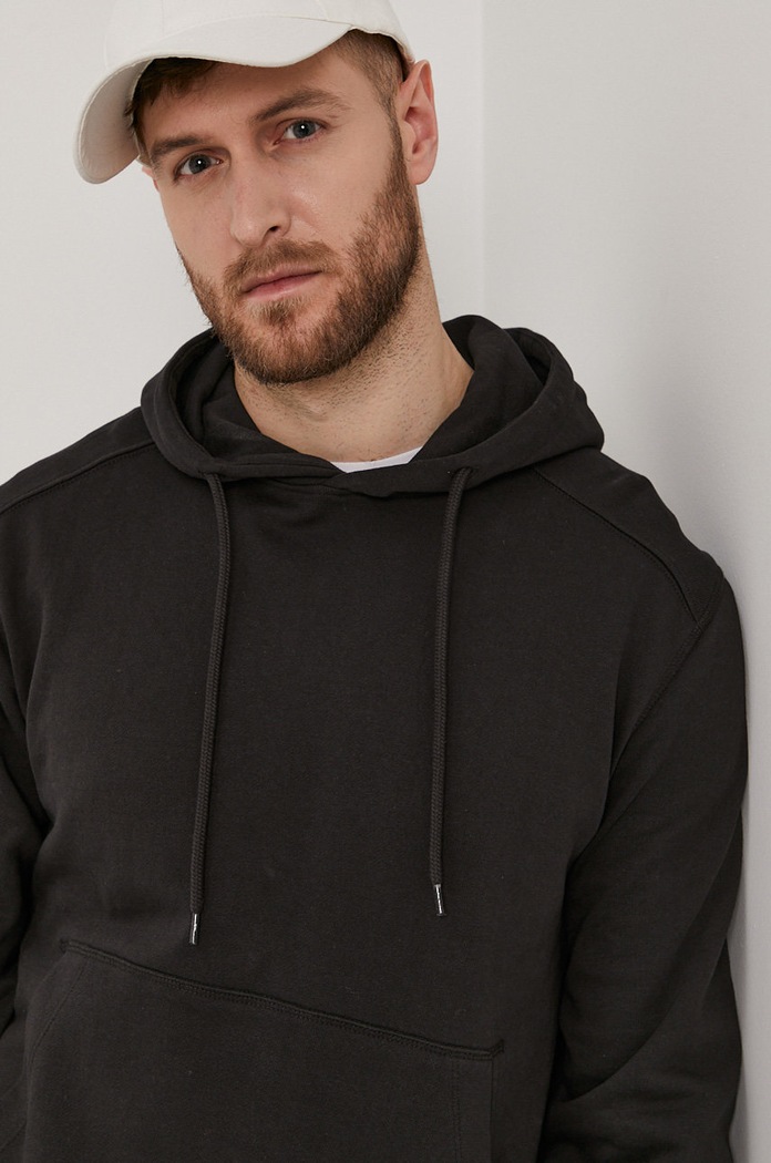 Selected Homme - Bluza bawełniana 16077368 czarny