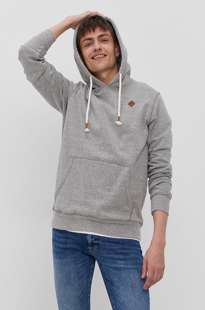 Jack & Jones Bluza z kapturem szary 12186763