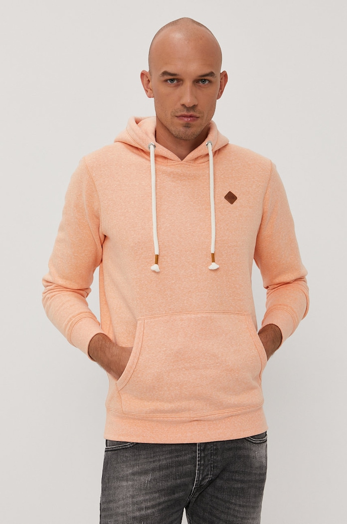 Jack & Jones Bluza z kapturem pomarańczowy 12186763