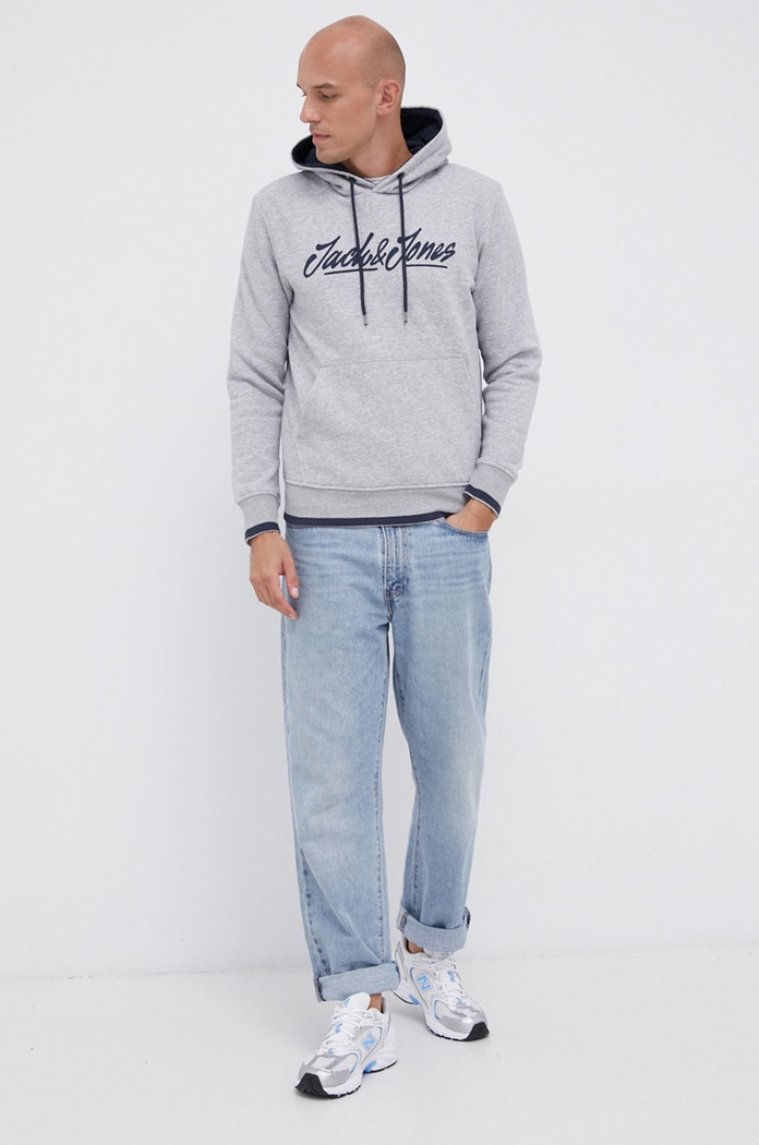 Jack & Jones Bluza 12196558 szary AA00