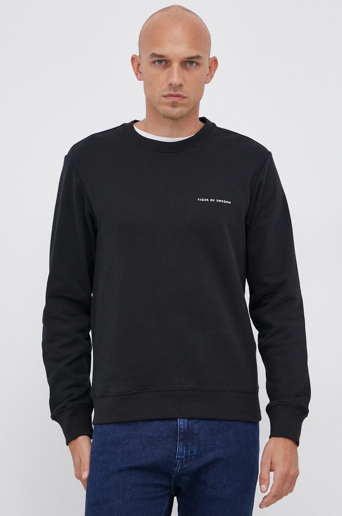 Tiger Of Sweden Bluza bawełniana czarny T69341011Z