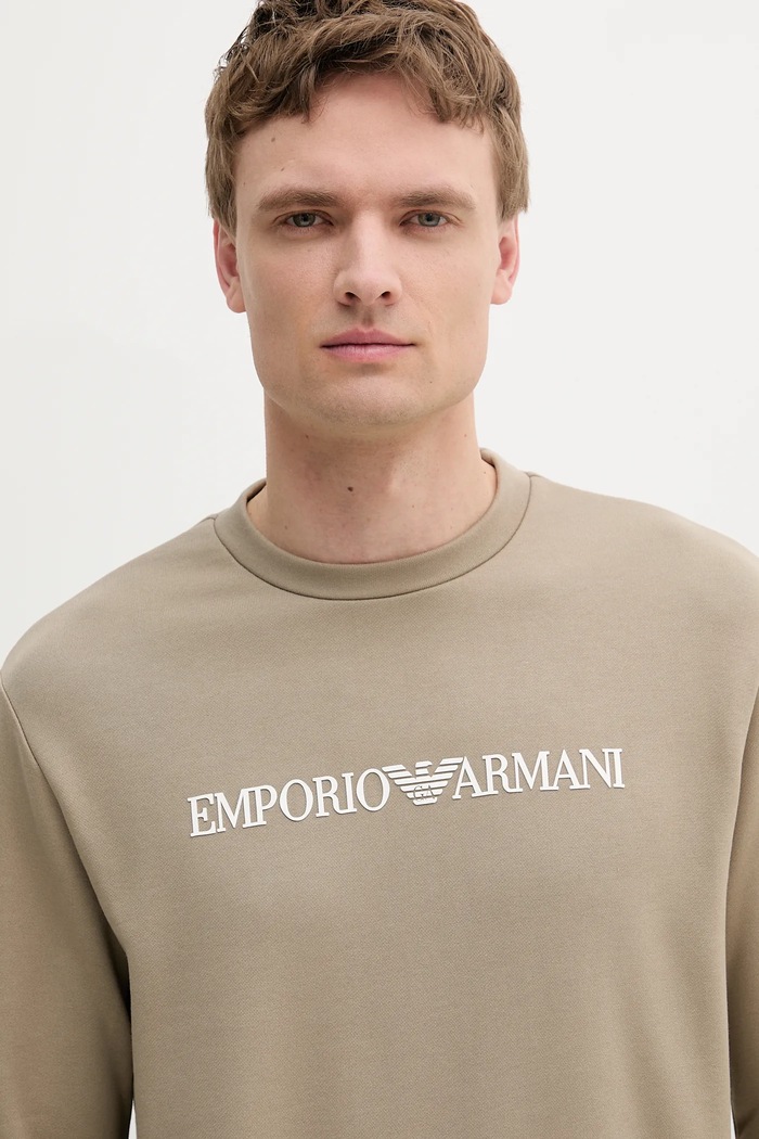 Odjeća Emporio Armani dukserica 8N1MR6.1JRIZ bež