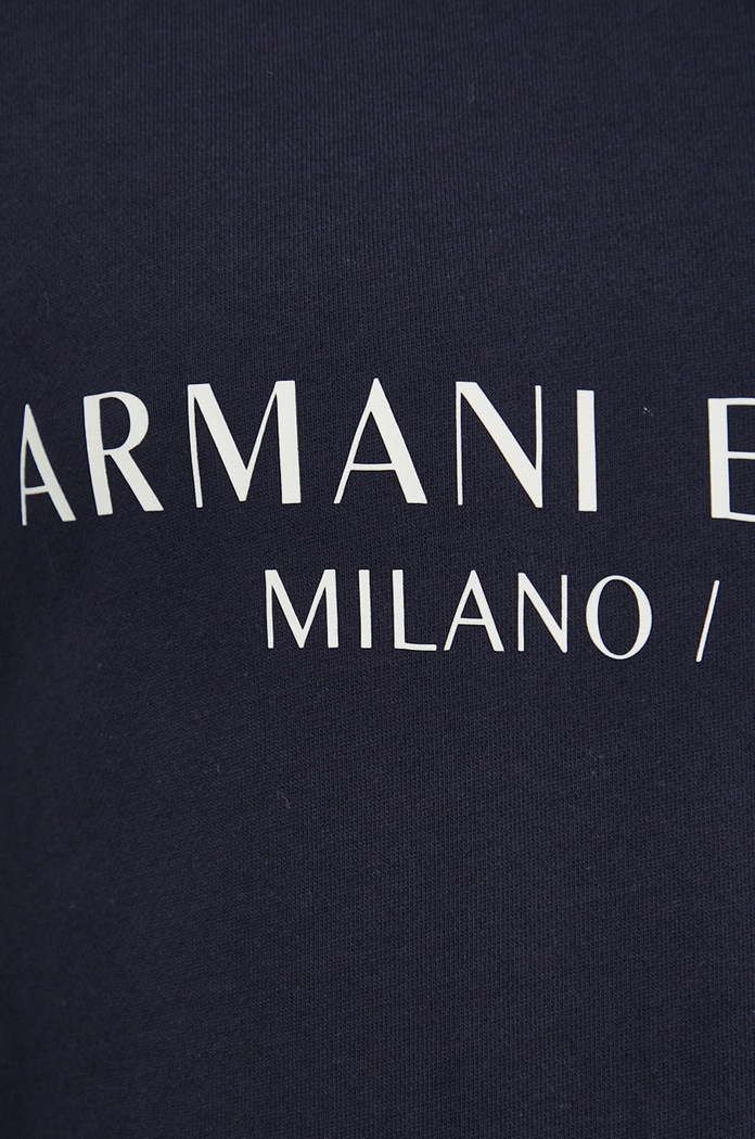 Pamučna dukserica Armani Exchange 8NZM88.ZJKRZ.NOS mornarsko plava