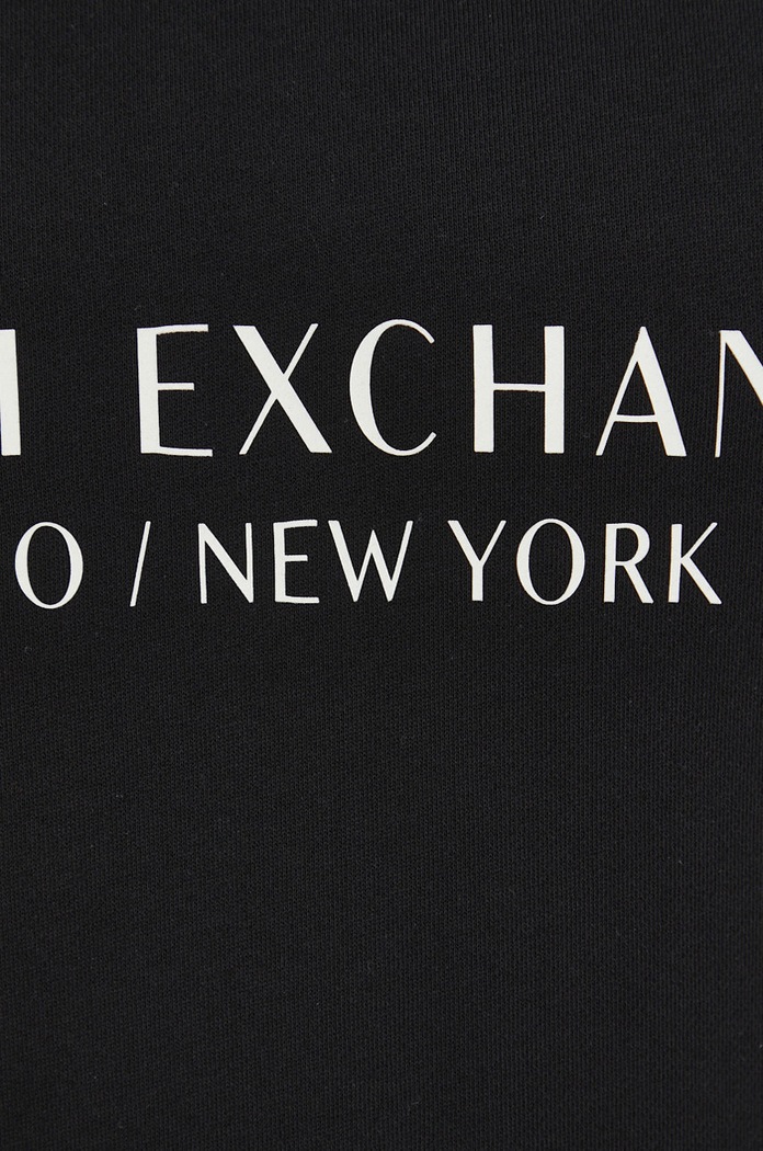 Pamučna dukserica Armani Exchange 8NZM88.ZJKRZ.NOS crna