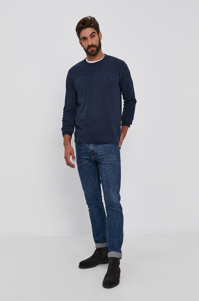 Marc O'Polo Bluza M28406154040 granatowy AA00