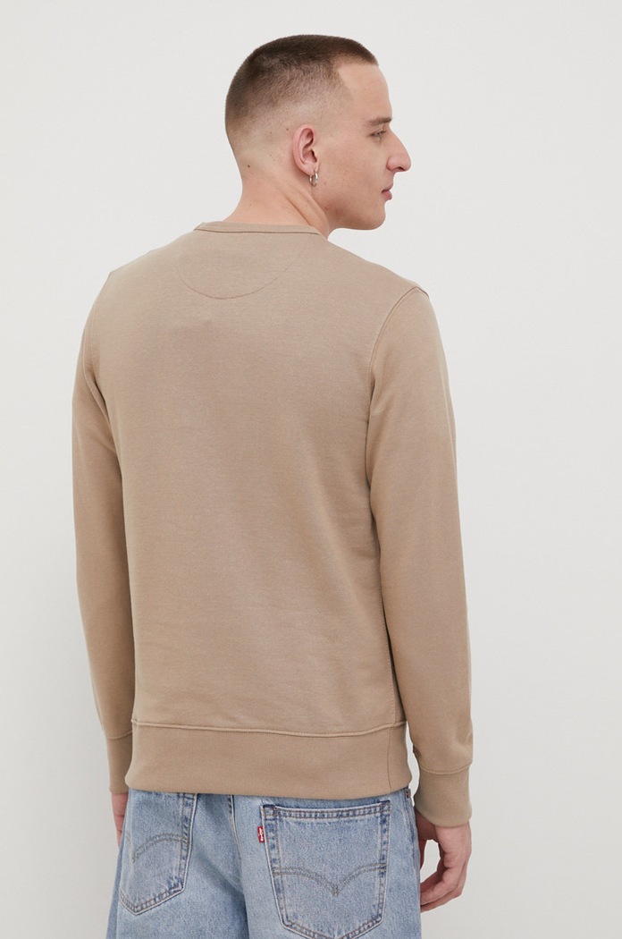 Odzież Jack & Jones Bluza bawełniana 12190575.Crockery beżowy