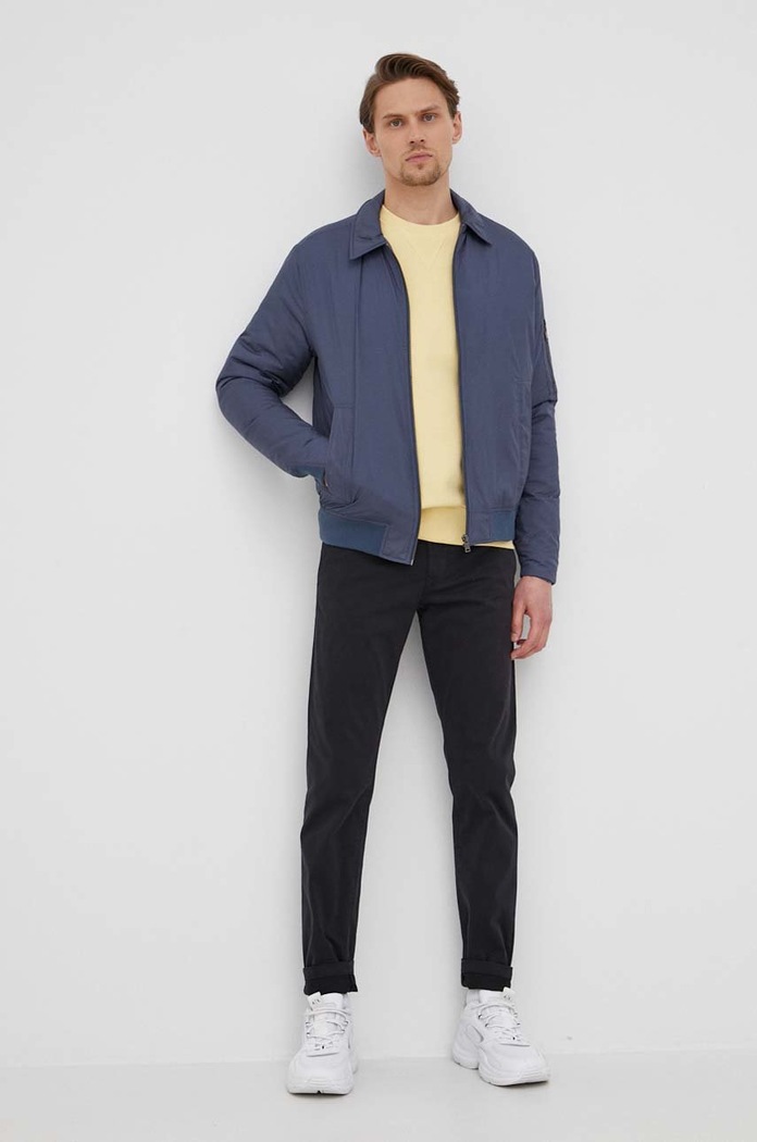 Selected Homme Bluza bawełniana 16077366.Sunlight żółty AA00