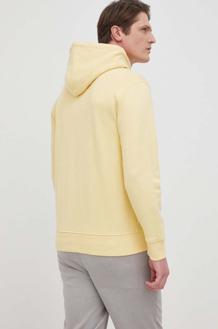 Odzież Selected Homme Bluza bawełniana 16077368.Sunlight żółty