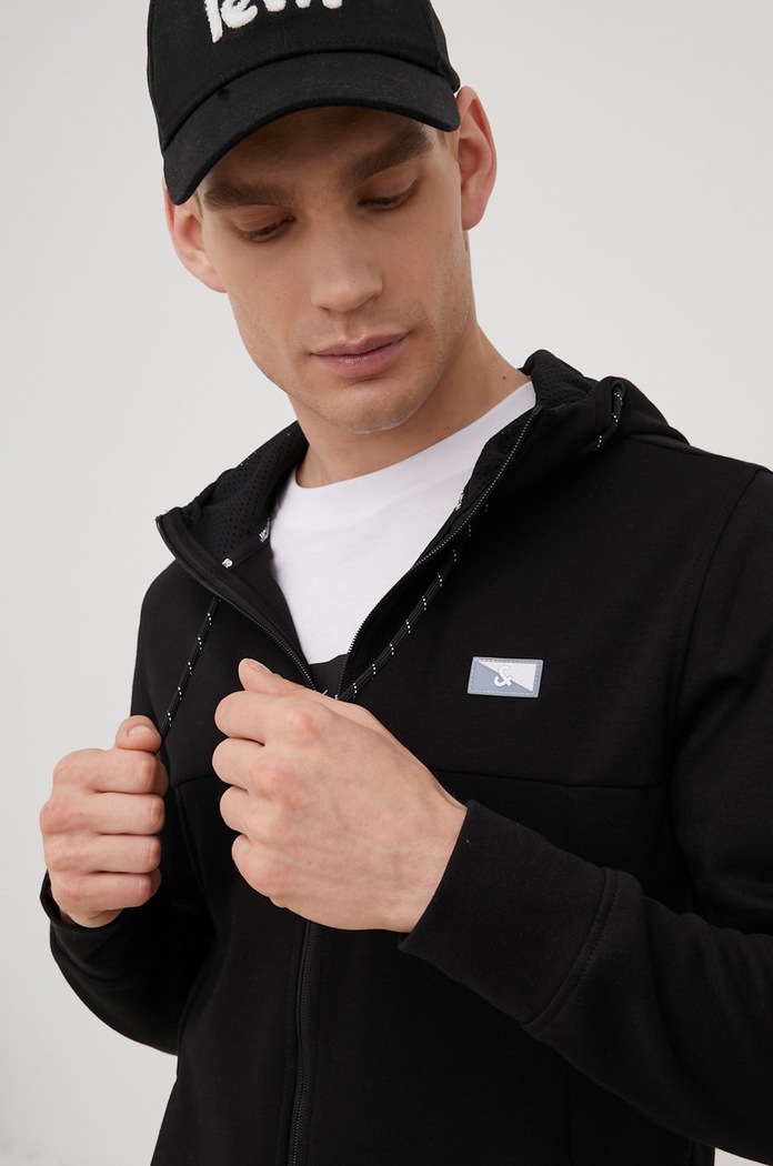 Mikina Jack & Jones čierna 12204926.Black