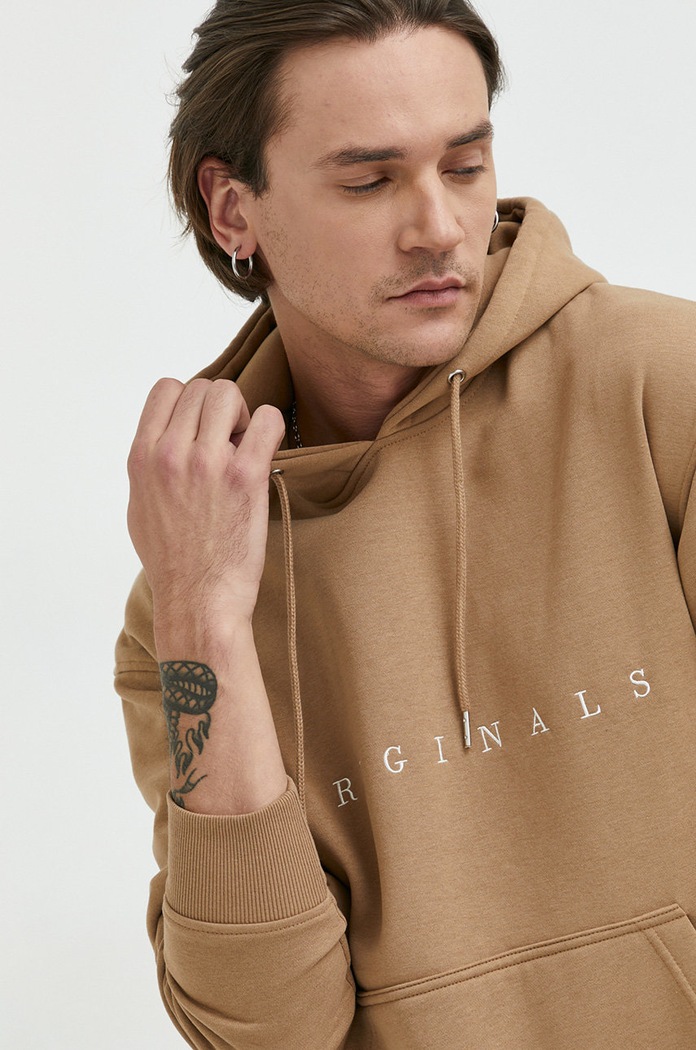 Bluza Jack & Jones 12176864.TigersEye brązowy