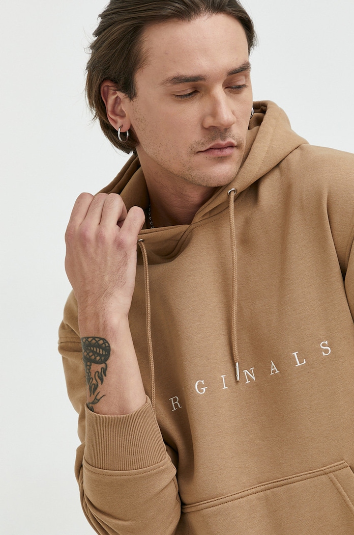 Bluza Jack & Jones 12176864.TigersEye brązowy