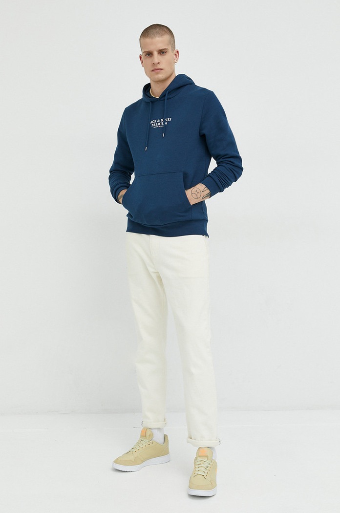 Premium by Jack&Jones bluza Archie 12216335.BlueWingTe albastru AA00
