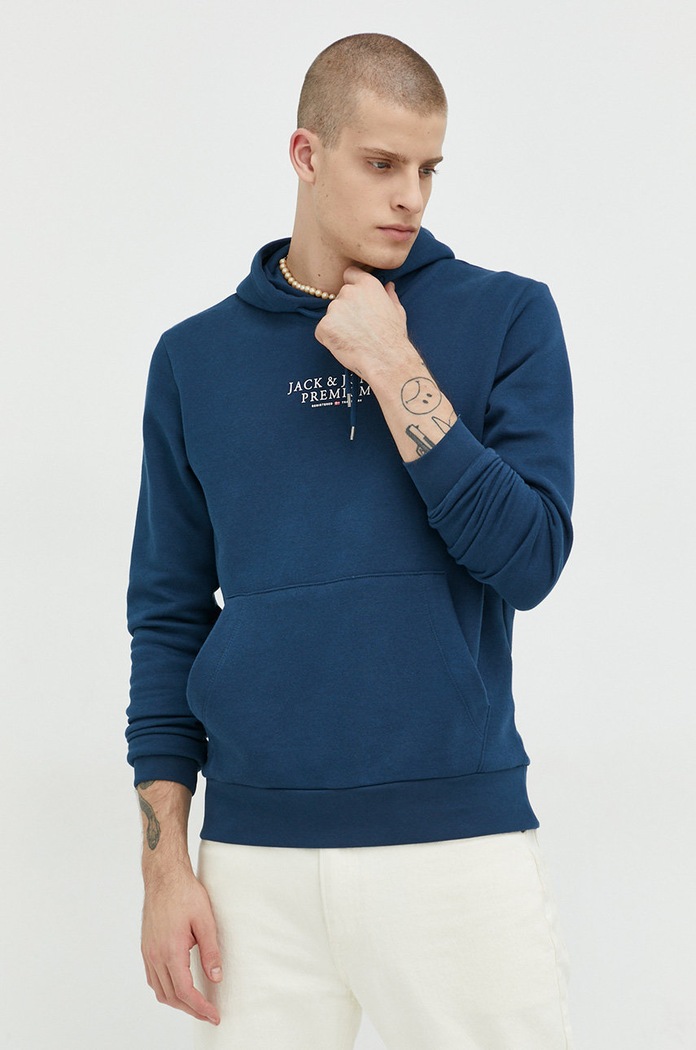 Premium by Jack&Jones bluza Archie albastru 12216335.BlueWingTe