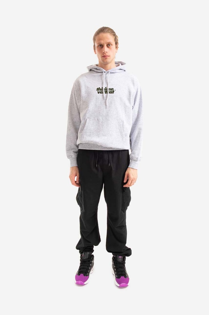 thisisneverthat cotton sweatshirt OL Logo TN221TSWHO07 gray AA00