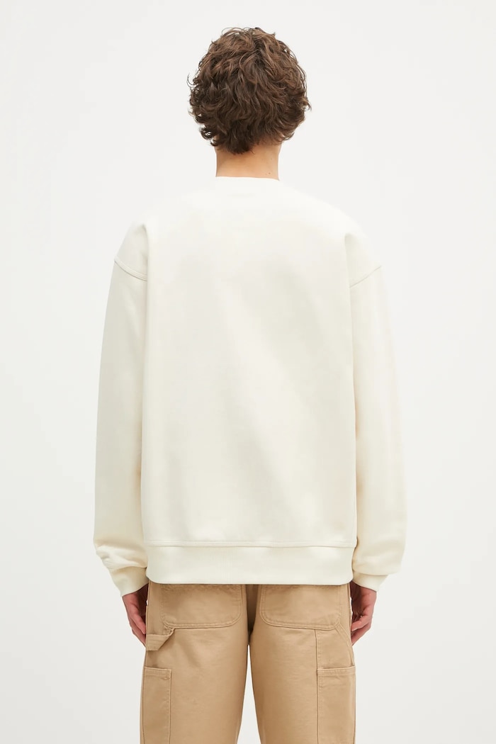 Дрехи Суичър Carhartt WIP American Script Sweat I025475. бежов