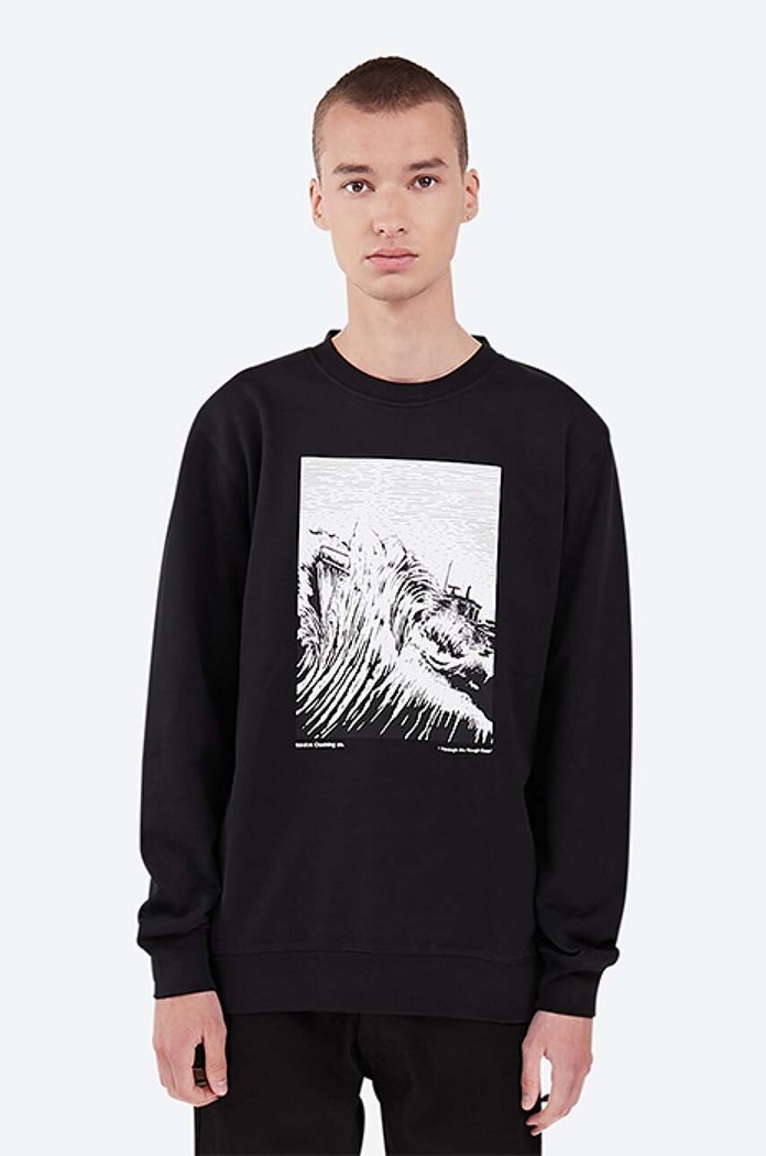 Makia cotton sweatshirt cotton black M41134
