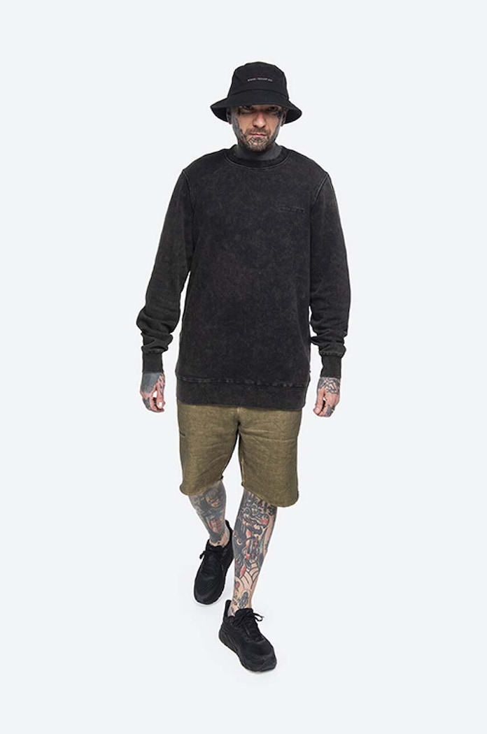 Han Kjøbenhavn bluza bawełniana Casual Crew M.130315 szary AA00