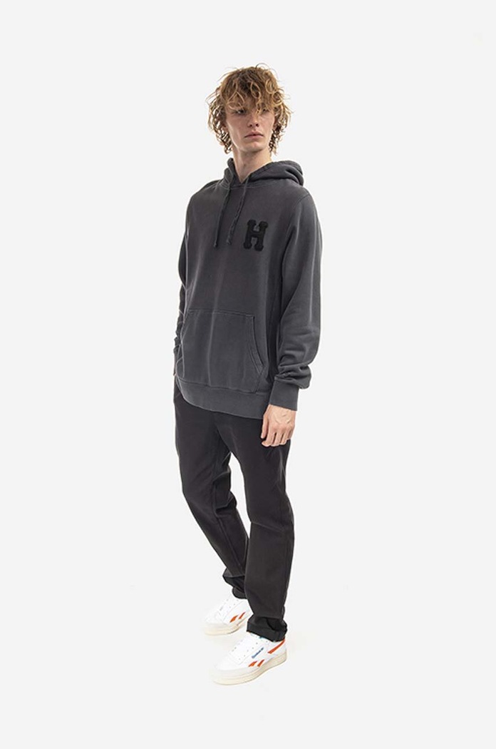 Mikina HUF Monotone P/O Fleece FL00127 sivá AA00