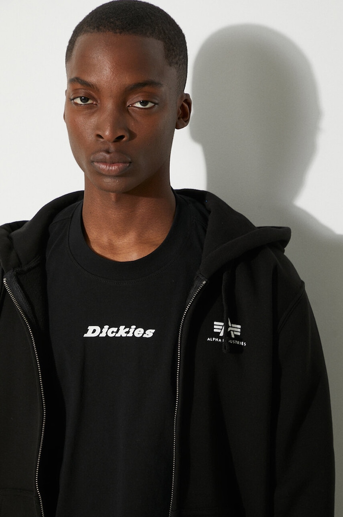 Alpha Industries sweatshirt Basic Zip Hoody SL 118342.03 black