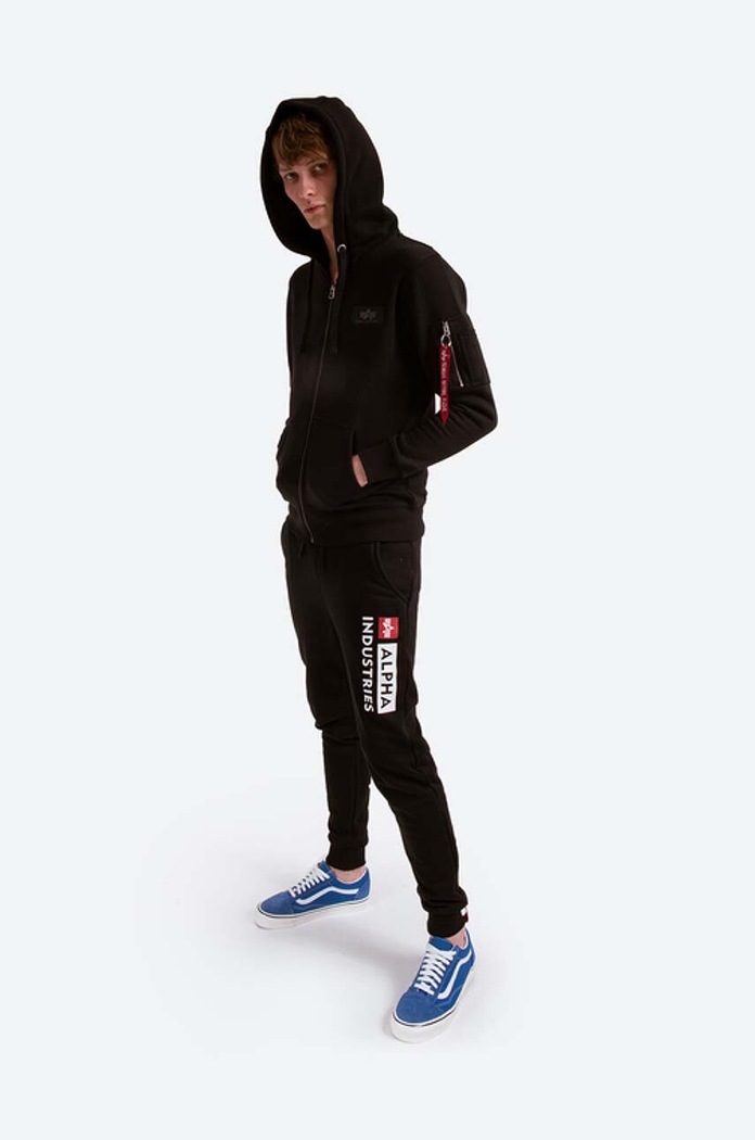 Alpha Industries sweatshirt 128342.03 black SS24