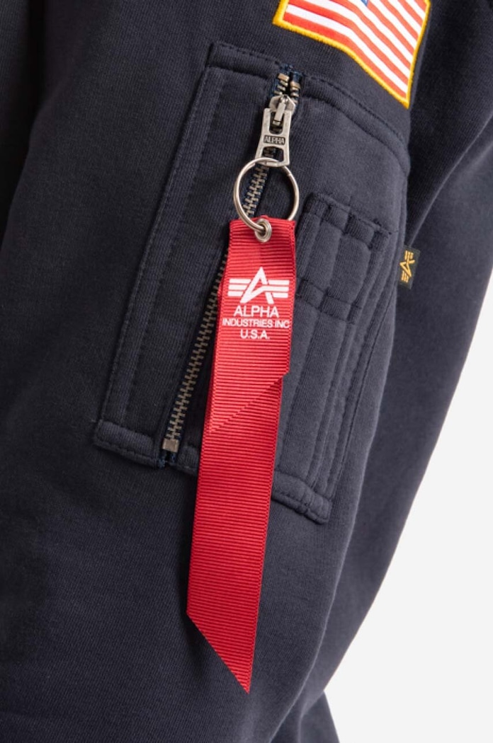 Bluză bluză Space Shuttle Sweater Alpha Industries 178307.07 bleumarin