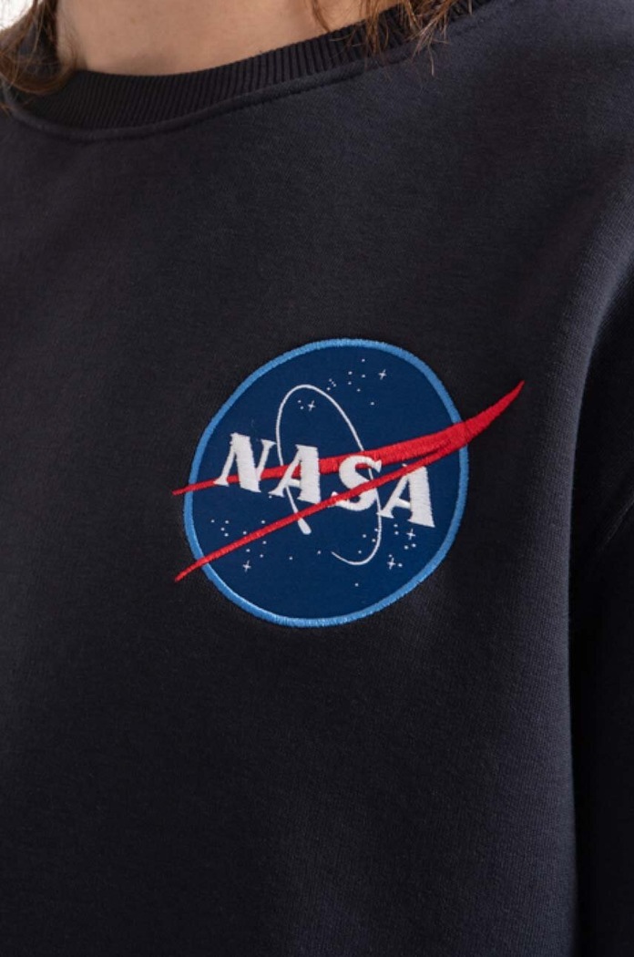 Bluză bluză Space Shuttle Sweater Alpha Industries bleumarin 178307.07