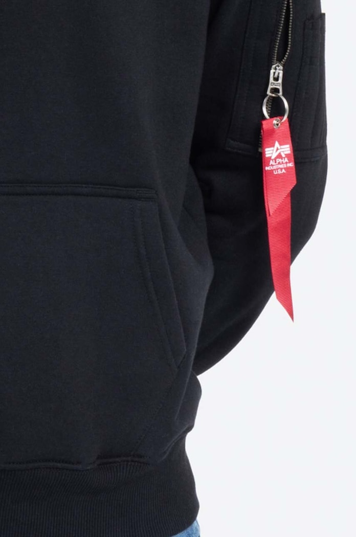Alpha Industries felpa Space Shuttle Space Shuttle Hoody 178317.03 nero