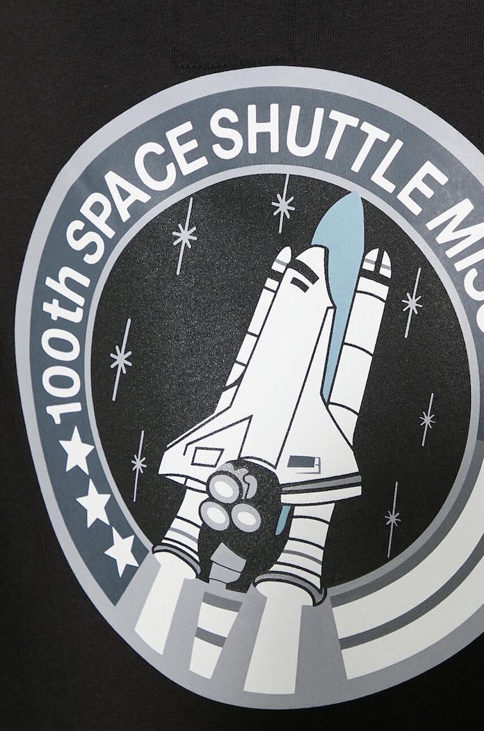 Μπλούζα Alpha Industries Space Shuttle 178317.03 μαύρο