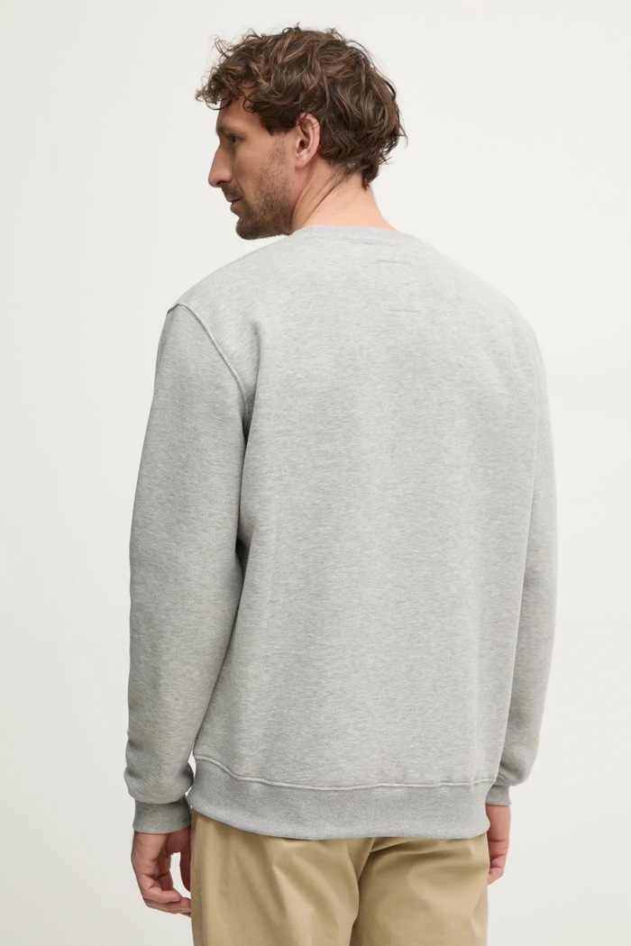 Odzież Alpha Industries bluza Basic Sweater Small Logo 188307.17 szary