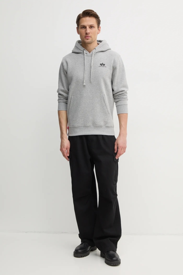 Alpha Industries bluză Basic 196318.17 gri AA00
