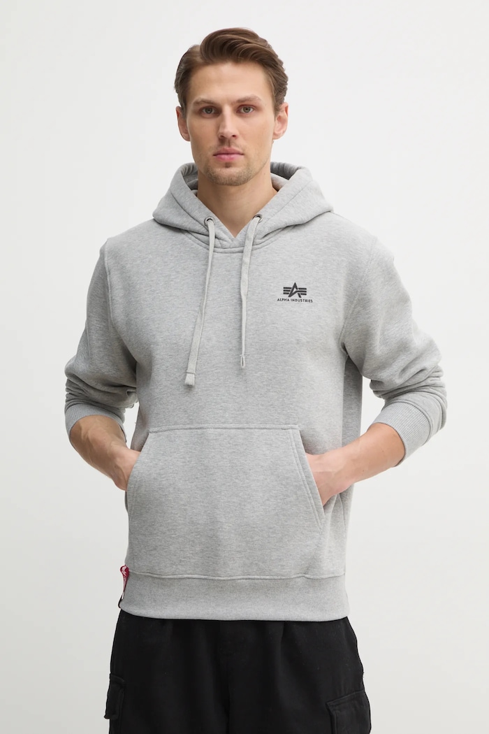 Alpha Industries bluză Basic gri 196318.17