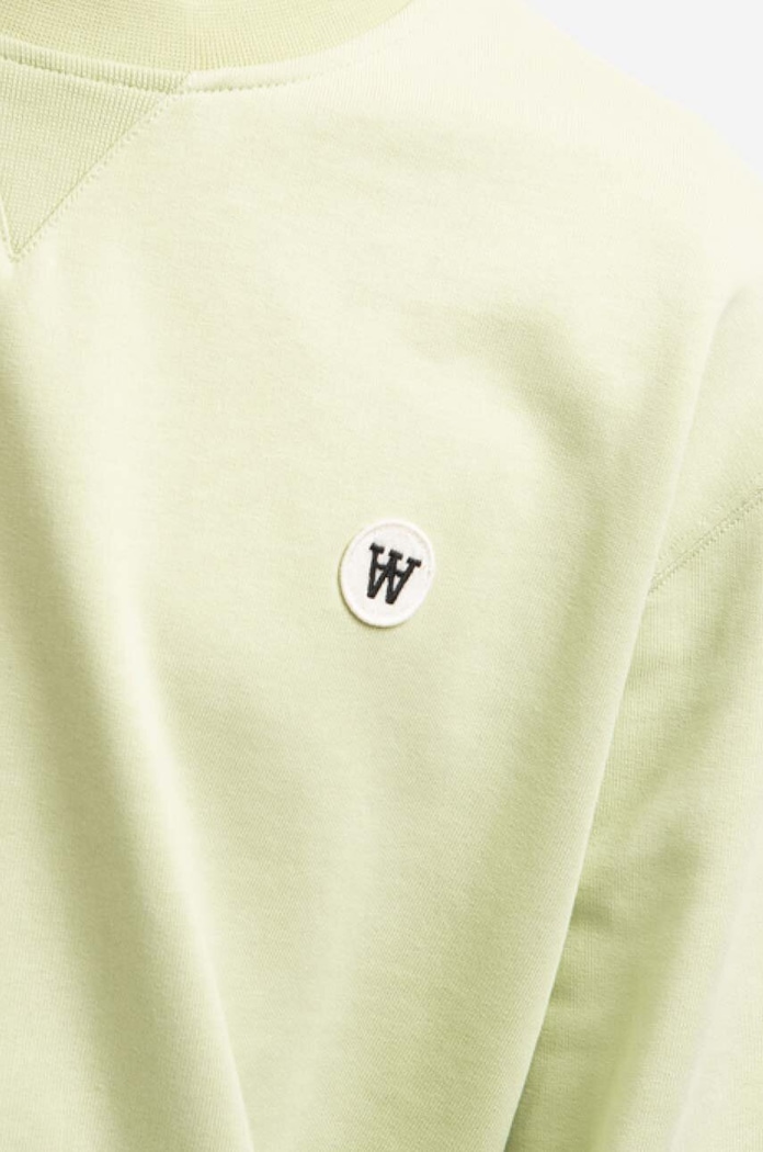 Wood Wood felpa in cotone Tye Double A verde 10915601.2424