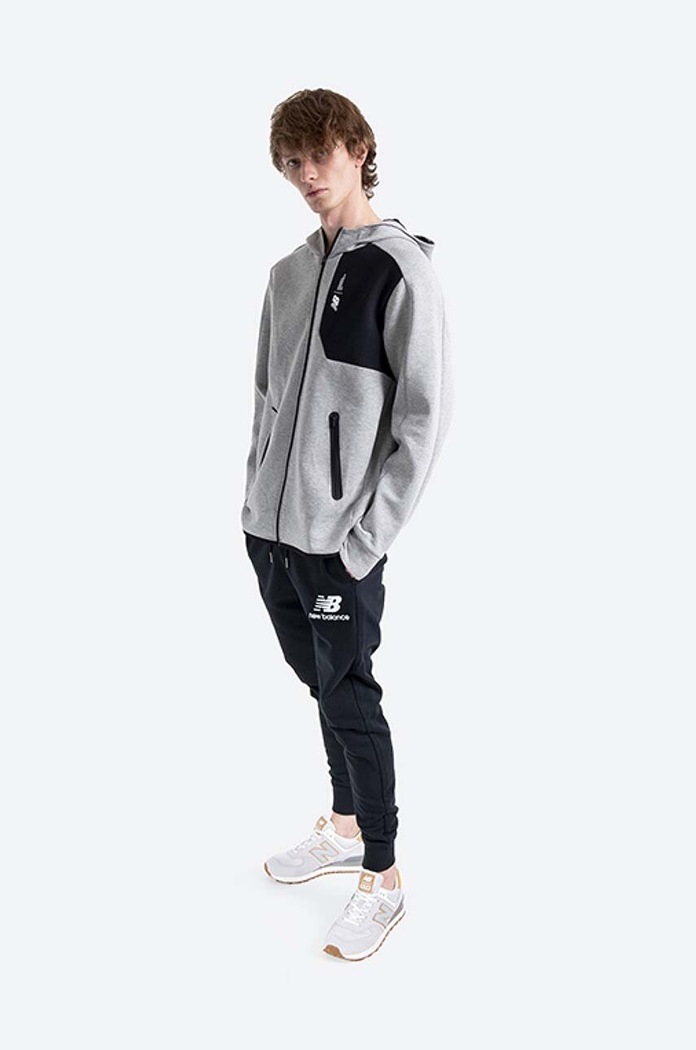 New Balance sweatshirt MJ13178AG gray AA00
