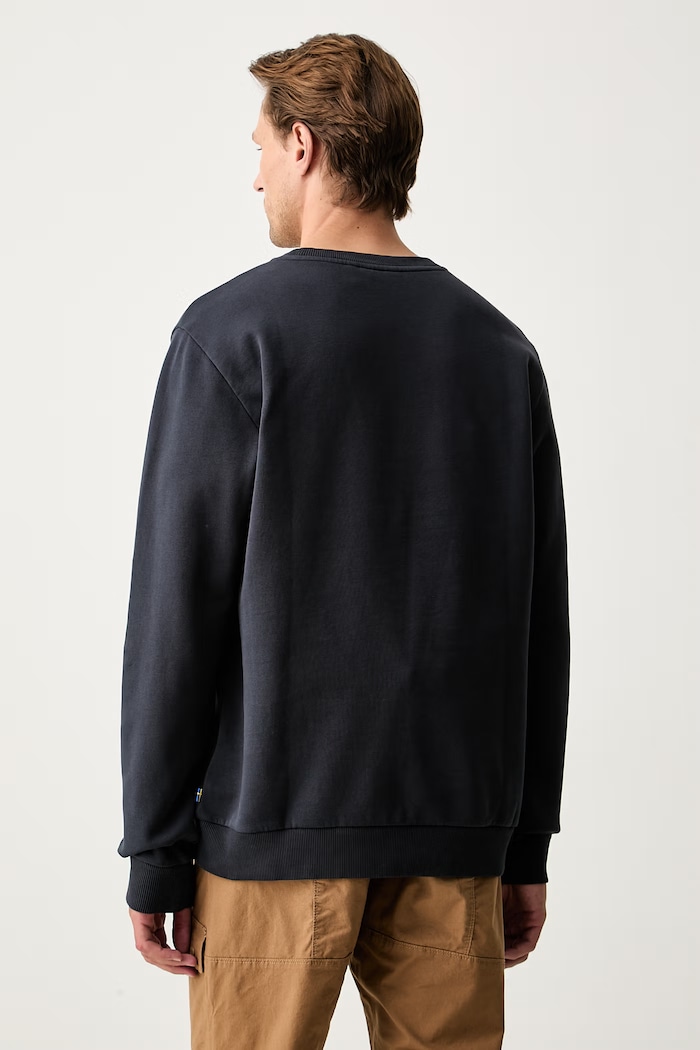 Odzież Fjallraven bluza męska bawełniana Fjällräven Logo F84142 granatowy