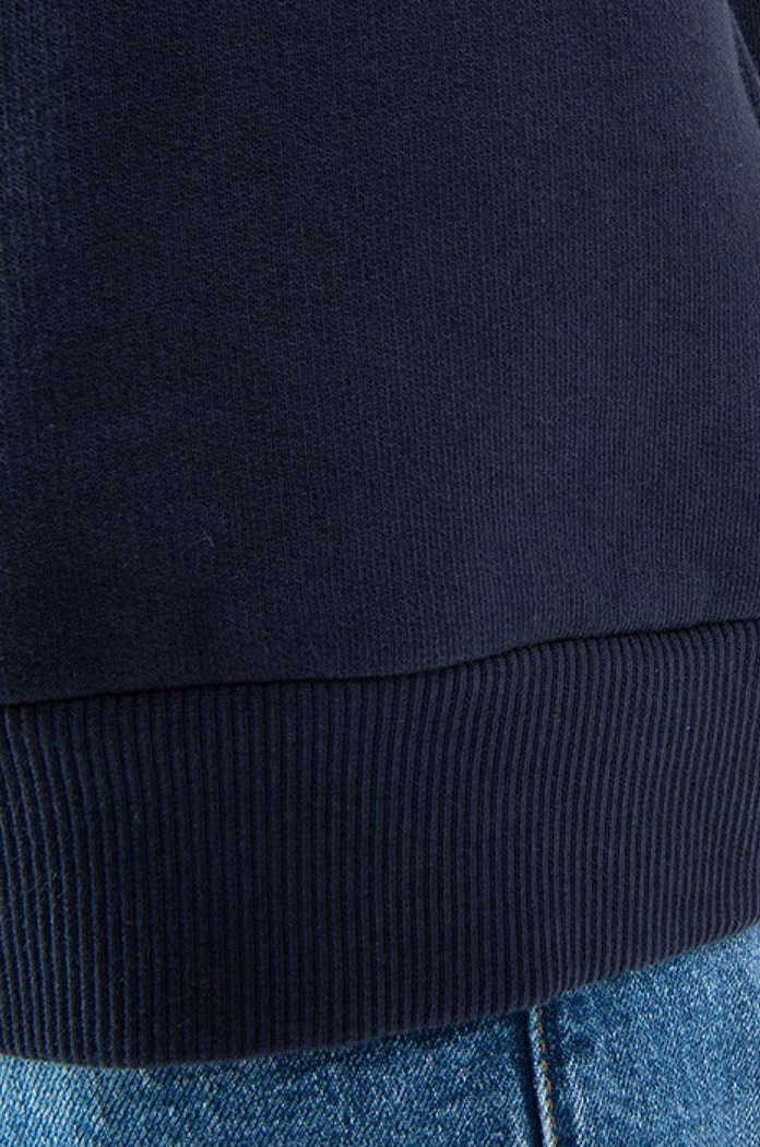 Fjallraven bluza męska bawełniana Fjällräven Logo F84142 granatowy