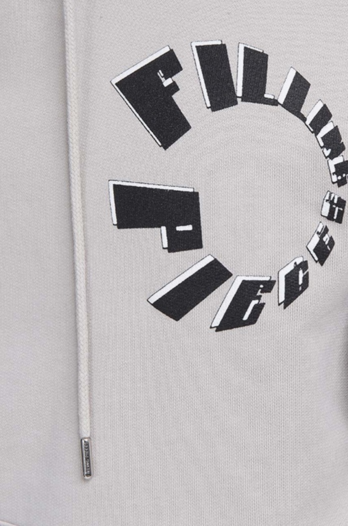 Filling Pieces cotton sweatshirt Graphic Hoodie white 98123861932