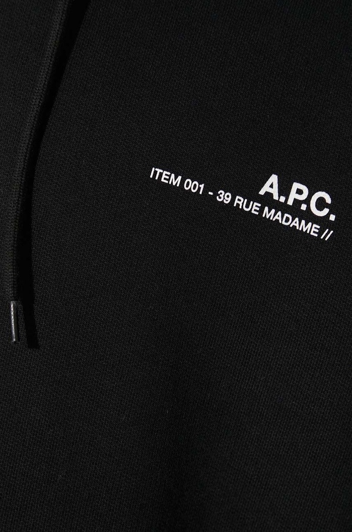 A.P.C. bluza bawełniana Hoodie Item COEAS.H27672