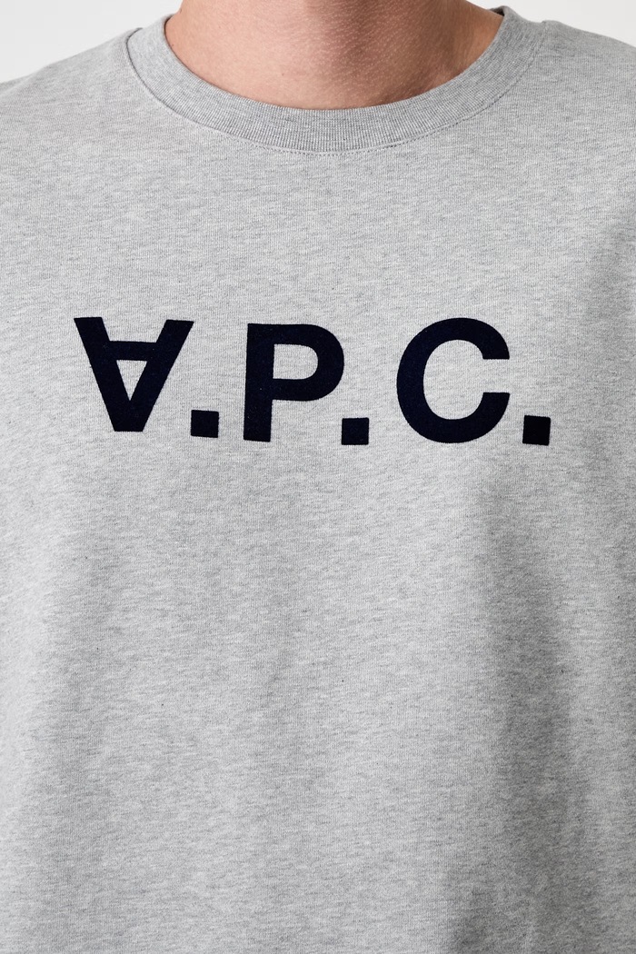 Bavlnená mikina A.P.C. Sweat Vpc COECQ-H27378 BLACK COECQ.H27378 sivá