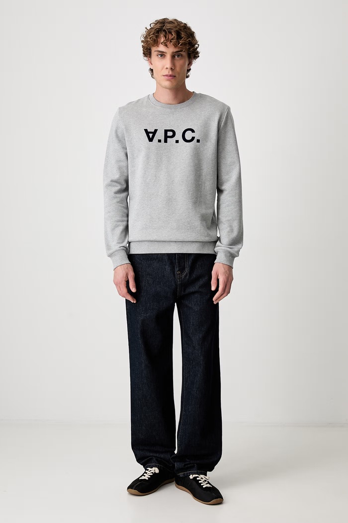 Bavlnená mikina A.P.C. Sweat Vpc COECQ-H27378 BLACK COECQ.H27378